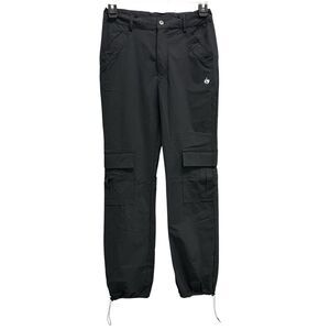 Werk Girls Black Dance Pants Adjustable Waist & Hem Size YXL